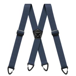 Hidden Suspenders for Men 1.6" Wide Elastic Adjustable Work Suspenders Heavy Duty with 4 Snap Loop X-back Braces for Trousers