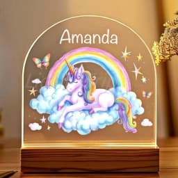 Personalized Night Light Customized Christmas Gift Gift for Birthday Girl Daughter Boy Him Baby Shower Dad Mom Her Boyfriend