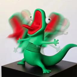 Beaver Transformation Plan Lizard Tom Movable Spring Toy Funny Internet Celebrity Hot Selling 3D Printed Gift