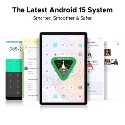 DOOGEE U11 2 in 1 Tablet PC Android 15 16GB(4+12) 128GB 11" Ultra-clear 90Hz Display Unisoc T606 8580mAh Battery Widevine L1