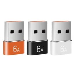 6A USB To Type C OTG Adapter 120W USB-C Male To Type-c Female Charger Converter for Macbook Samsung Data Transfer Adapter