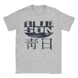 Men Blue Sun Logo Firefly Serenity T Shirts Cotton Tops Leisure Short Sleeve Round Collar Tees Gift Idea T-Shirt