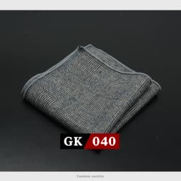 Classic Wool Pocket Square 25CM Solid Color Black Handkerchief For Men Vintage Hankies Tuxedo Suit Accessories Neckties Cravat