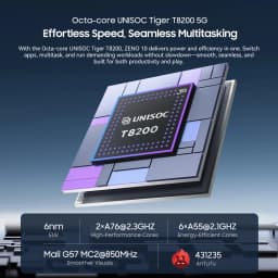 Blackview ZENO 10 Tablet PC 5G AI Android 15 T8200 Octa Core 11' FHD+ IPS 90Hz Display Smart Tablets Pad PC With Bluetooth