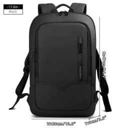 HK High-Quality Backpack 15.6-Inch Laptop Bag Men's Business Commuter Backpack Waterproof Oxford Fabric Lightweight Travel Bag