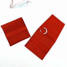 50pcs Custom Logo Name Print Microfiber Jewelry Rings Necklace Organizer Gift Bags Wedding Favor Candy Goodie Bag Small Business
