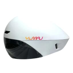 YUMAJ TT Bicycle Helmet Aerodynamic Triathlon-Specific Cycling Helmet with Panoramic Surround Magnetic Goggles YM-88