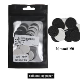 20/25/35MM Replaceable Sandpaper Disc for Foot Dead Skin Calluse Remove Foot Salon Cuticle Files Electric Rotating Pedicure Tool