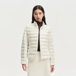BOSIDENG Women Stand Collar Quilted Goose Down Jacket Cloud Light Slim Minimalist Warm Portable Outerwear