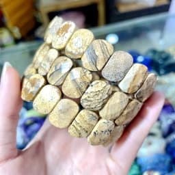 New 10X12MM Natural Stone S-shaped Amethyst Agate Tiger Eye Crystal Bracelet for Men and Women, Simple and Fashionable Jewelry