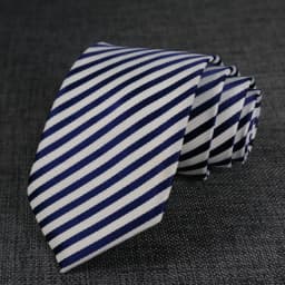 New Men's Tie Classic Stripes Striped 8cm Jacquard Necktie Accessories Daily Wear Cravat Wedding Business Party Gift