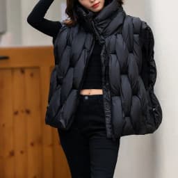Women's Winter Down Cotton Vest Jacket 2025 Sleeveless Stand-up Collar Ladies Waistcoat Coat Fashion Casual Lady Outwear