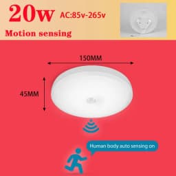 Led Ceiling Lamp Motion Sensor Night Light 110V 220V Smart Ceiling Light Indoor for Living Room Bathroom Hallway Ceiling Lightin