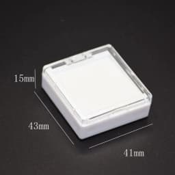 Novel Jewelry Gemstone Display Storage Box Gem Jar Show Case Tray with Lid Loose Diamond Holder Container Transparent Organizer
