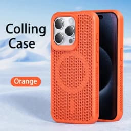 Cooling Heat Dissipation Magnetic Phone Case For iPhone 18 17 16 15 14 13 12 11 Pro Max Breathable Hard Back Cover For Magsafe