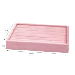 High End Pink Velvet Jewelry Display Props Ring Earrings Holder Necklace Bracelet Tray Organizer Jewelry Store Window Display