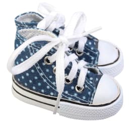 Canvas Doll Shoes For 1/3 BJD Doll Mini 7.5cm High-top Canvas Sneakers For Russian DIY,60cm Barbi Doll Best Gift
