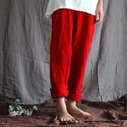 Women Spring Cotton linen Pants Plus size pencil Pants with PocketsTrousers Casual Pleated Vintage ropa coreana mujer