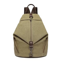 KONO Canvas Backpack WOMEN'S Vintage Daypack shoulder bag Large Shoulder Backpack travel bag for Travel Outdoor & School