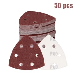 10/20/50 PCS Triangular Sanding Disc 90mm Delta Sander Hook & Loop Sandpaper Abrasive Tools for Sanding Grit 40-2000 Grits