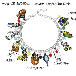 Wholesale Bulk Beauty and the Beast Inspired Pendant Bracelets, Charm Jewelry for Women Girls Party Cosplay Daily Gift