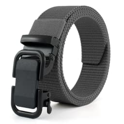 Men's Ratchet Belt Nylon Web Canvas Belt Golf Belt Automatic Buckle Waist Belt for Men Casual Work