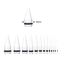 2pcs Ear Tapers Tunnels and Plugs Earrings Piercing Ear Dilations Stretcher Marks for Tunnels Piercing Jewelry 1.6-16mm