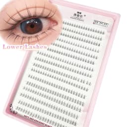 768/60pcs Under Eyelashes Extension Personal EyeLash Professional Makeup Individual Cluster Grafting Fake Lashes False Eyelashes