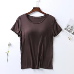M-4XL Modal Comfortable Sleep Shirts For Women Short Sleeve One Piece Pajamas Tops Chest Pad Summer Nightwear Home T-shirt