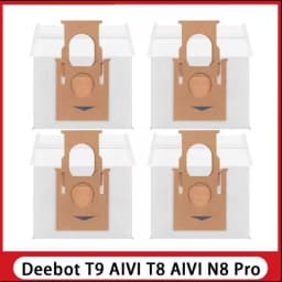 For ECOVACS Deebot T8 AIVI T9 AIVI N8 Pro AIVI N9 N10 N10 Plus Accessories Main brush, side brush, filter, dust bag,Hepa Filter