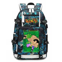 Dragon Ball Z Printed Student Backpack Large Capacity Casual Daypack for Kids Teenagers School Travel