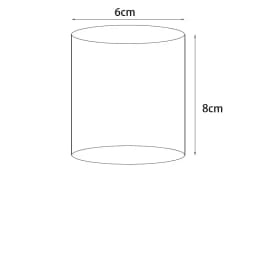 Acrylic Transparent Cylindrical Ring Jewelry Display Stand Doll Mold Storage Stand Earring Stand Makeup Photography Stand