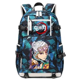 Demon Slayer Anime School Bag Large Capacity Lightweight Student Backpack for Kids Boys Girls Daily Use