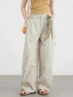 CHIC VEN Women Pants Casual Solid Loose Overalls High Waist Wide Leg Trousers Thin Female Sport Pant Spring Autumn New 2026