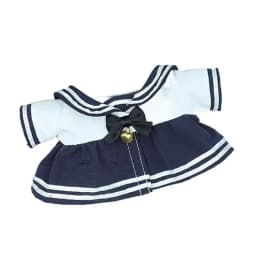 Doll Clothes For 20cm Sailor Suit Dress Knotbow Bell Jk Skirt Toy Accessories Changing Dressing Game Playing Dolls Accessories