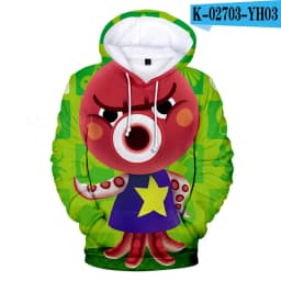 Hoodies men Animal Crossing 3D Sweatshirts Women pullover Cartoon Game Harajuku Funny Student's Hooded Spring/Autumn Tops
