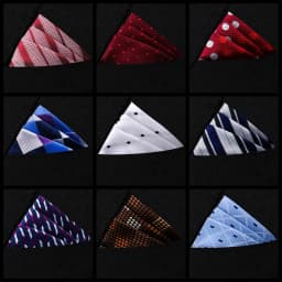 Men Pocket Square Suit Accessories Newest Design Jacquard Woven Handkerchief Male Brown Clothing Pocket Handker Hot Sale Wedding