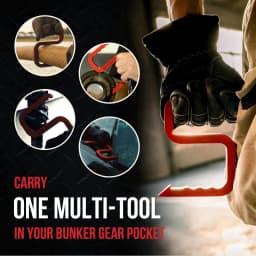 Snagger Tool for Firefighting Firefighter Hose Handling Tool Lightweight Durable Gear for Firefighters