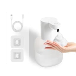 420ML Light Display 4-Gears Adjustable Control Infrared Induction Automatic Sensor Soap Dispenser Electric Hand Sanitizer Bottle