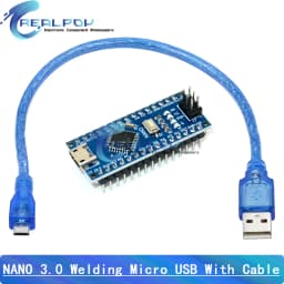 Mini / Type-C / Micro USB Nano 3.0 With bootloader compatible controller for arduino CH340 USB driver 16Mhz ATMEGA328P USB Cable