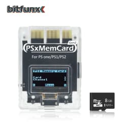 Bitfunx PSxMemCard Gen2 Sd2psXtd to Store Saves for PS1 and PS2 Games for PlayStation1 PS One Playstation2 Game Consoles