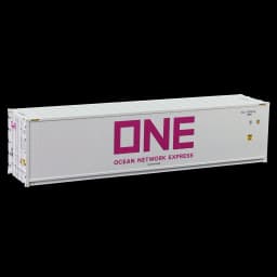 HO Scale 40ft Hi-Cube Reefer 1:87 40' Refrigerator Container Freight Cars Cargo Box C8722