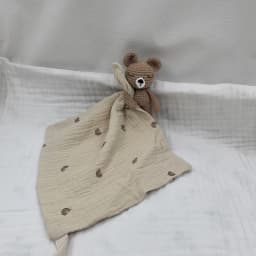 Handmade Baby Cotton Muslin Comfortable Blanket Cute Cat Doll For Infant Kids Sleep Appease Towel Rabbit Bear Saliva Scarf