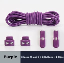 1Pair Colored Dots Round Shoelaces Elastic Plastic Lock Hiking Sports No Tie Shoelace Adult Children Shoe Accessories Lazy Lace