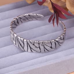 New 925 Sterling Silver Metallic Belt Vintage Punk Bracelet Bangle For Woman Girl Fashion Jewelry Gift Dropship Wholesale