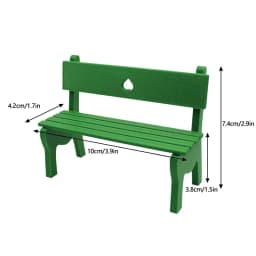 1:12 Dollhouse Mini Park Table Chair Miniature Bench Stool Rocking Chair Dolls House Furniture Accessories Kids Pretend Play Toy