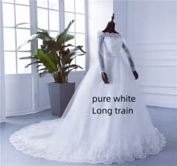 New Spring Lace Appliques Wedding Dress Long Sleeve Vestidos De Novia 2026 V-Neck Bride Wedding Gown Customized Plus Size