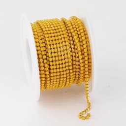 5yards 2mm Top Grade More Colors Acrylic Rhinestone Cup Chain Apparel Rhinestone Trim Sewing Strass Cup Chain For DIY Clothing