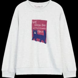 ELFSACK Women's Sweatshirt with Graphic and Slogan Print, Everyday Outdoor Top