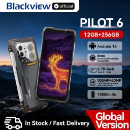 Blackview OSCAL PILOT 6 Thermal Imaging Rugged Smartphone MTK G100 6.67' 2.4K Display 120Hz, 12GB 256GB, 10000mAh Phones Dual 4G